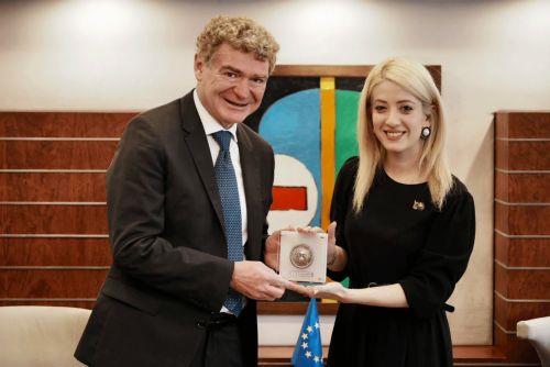 Cyprus Ηouse President thanks Mario Nava for his work for Cyprus