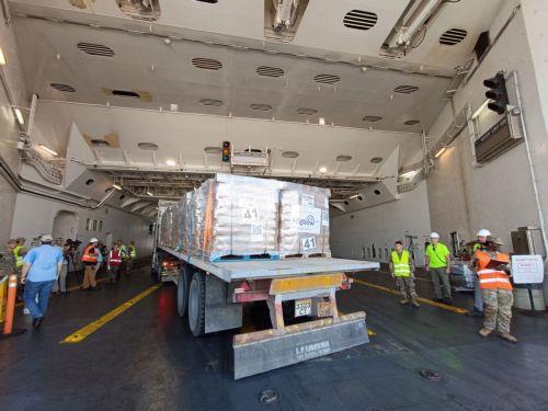 Aid to Gaza via Amalthea to be unloaded Monday, says MFA