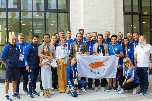 Our athletes the best ambassadors of Cyprus, President says while visiting the Olympic Village