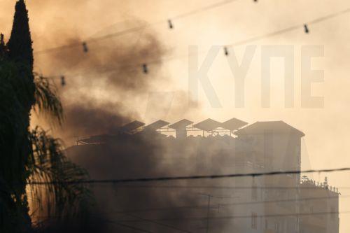 Πυρκαγιά εξαιτίας ουκρανικής αεροπορικής επιδρομής στην Καλούγκα