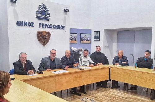 Συνάντηση Δημάρχου Ιεροκηπίας με καταστηματάρχες ιστορικού κέντρου