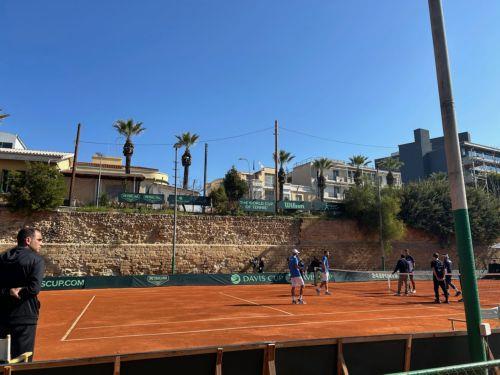 Cyprus wins Davis Cup doubles against Thailand