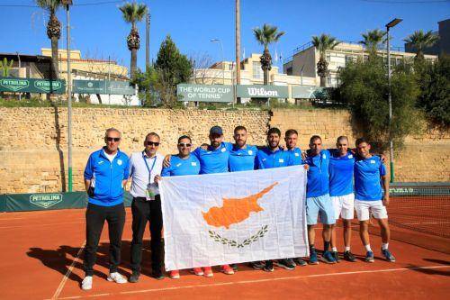 Cyprus national tennis team defeats Thailand for the Davis Cup