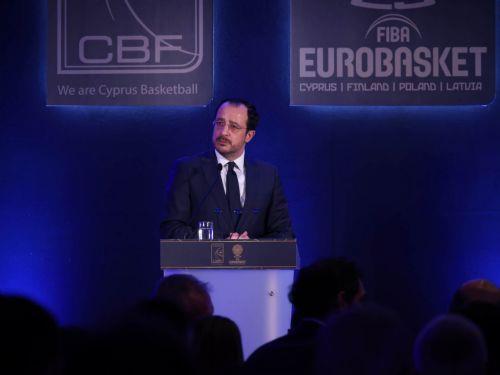 Είναι επένδυση στον αθλητισμό το EuroBasket για την Κύπρο, λέει ο ΠτΔ