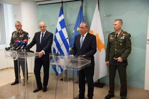 Cyprus and Greece Defence Ministers discuss bilateral ties and anti-drone system acquisition