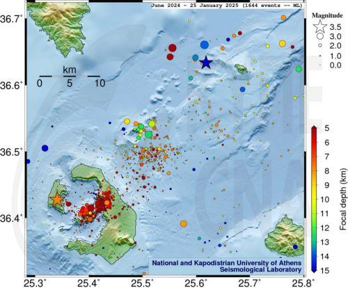 Σεισμική δόνηση 4,6 Ρίχτερ στην Αρκεσίνη Αμοργού