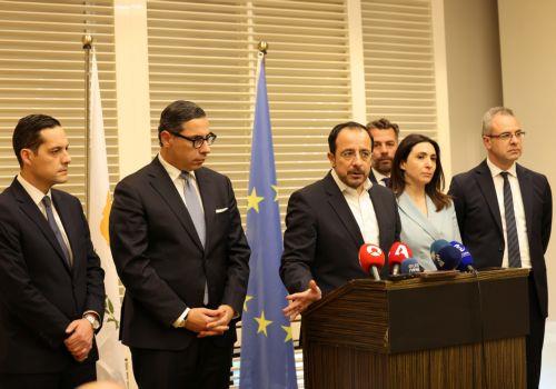 The great effort begins today, a first important positive step was taken, Cyprus President says