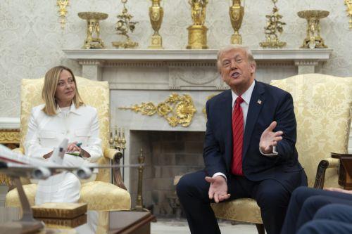 «Στόχος μου είναι να κάνω και πάλι μεγάλη την Δύση», δήλωσε η  Μελόνι από τον Λευκό Οίκο