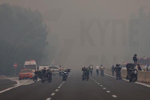 Cyprus Police Helicopter Akritas departs for Israel to assist in firefighting