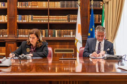 Cyprus-Italy join efforts to combat illicit trafficking of antiquities and strengthen cultural cooperation