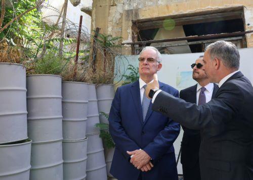 Επίσκεψη Τασούλα στο Δημαρχείο Λευκωσίας, περιηγήθηκε στη γραμμή κατάπαυσης πυρός