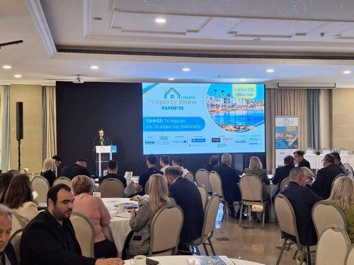 Χρειάζεται συνδρομή πολιτείας για έργα, είπε ο Πρόεδρος ΕΒΕΠ στο Property Show Pafos’ 25