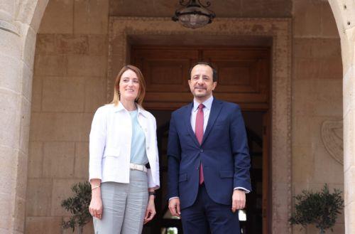 President Christodoulides received Roberta Metsola