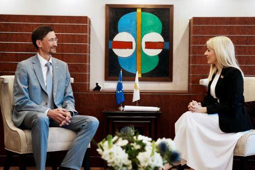 Ambassador of Kazakhstan reaffirms principled stance over Cyprus in a meeting with House President