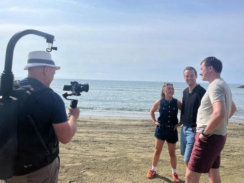 Γυρίσματα για ιρλανδική ταξιδιωτική σειρά στη Λάρνακα