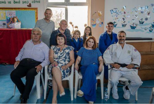 Δυναμική παρουσία του Judo στην επίσκεψη της ΕΣΔΑ σε Δημοτικό της Λεμεσού