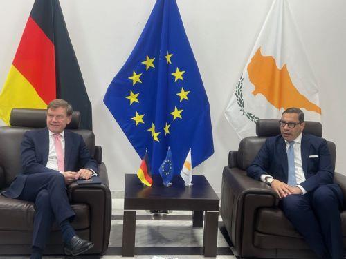 Cyprus-Germany FMs discuss urgent need of de-escalation in MidEast