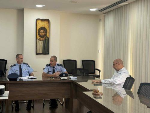 Τρόπους ενίσχυσης ασφάλειας, συζήτησαν Δήμαρχος και Αστυνομικός Διευθυντής Λάρνακας