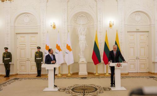 Lithuanian President expresses solidarity with Cyprus in a meeting with President