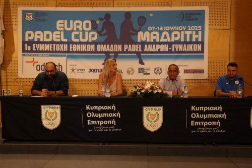 Cyprus national Padel teams to compete for first time in European Championship