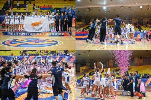 Cyprus wins the FIBA U16 Women’s European Championship Division C