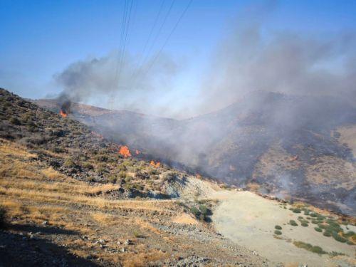 Έξω από το Σούνι -Ζανατζιά η πυρκαγιά, «είναι απελπισία», λέει στο ΚΥΠΕ ο Κοινοτάρχης Αγ. Θεράποντος