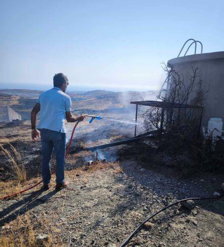 Έκταση 1,5 τετραγωνικού χιλιομέτρου κατέκαψε η φωτιά στην επαρχία Πάφου
