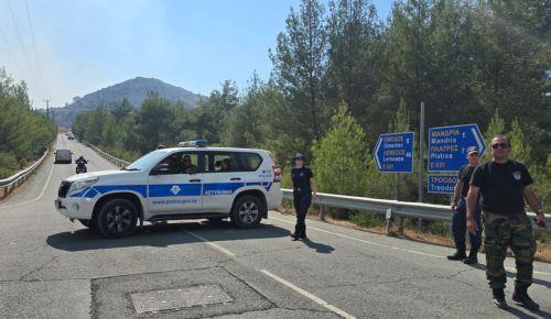 Απειλήθηκε η κοινότητα Ομόδους, λέει η Πυροσβεστική [ΒΙΝΤΕΟ]