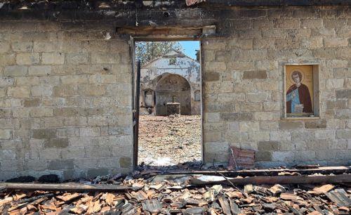 Department of Antiquities says some monuments suffered damage from wildfires