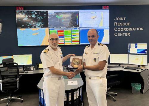 Επίσκεψη πληρώματος ιταλικού καταδρομικού Francesco Mimbelli στο ΚΣΕΔ