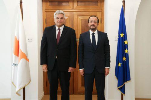 Close coordination to continue as Cyprus EU Presidency nears, President tells German Ambassador