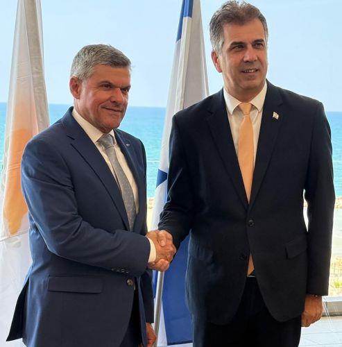 Energy Ministers of Cyprus and Israel discuss progress of consultations on gas fields and GSI