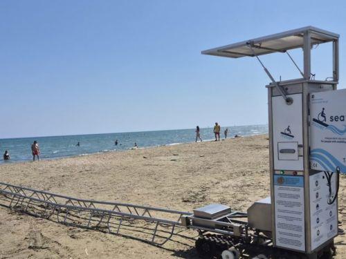 Στην παραλία Καστέλα Λάρνακας εγκαταστάθηκε σύστημα iSEATRAC Mover