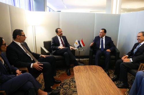Cyprus President and Egyptian PM discuss regional stability and bilateral relations