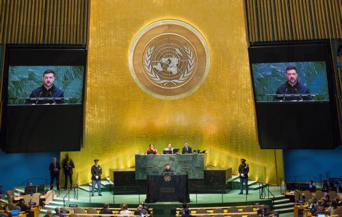 Σταματήστε τον πόλεμο Ρωσίας ή αντιμετωπίστε καταστροφική κούρσα εξοπλισμών, είπε ο Ζελένσκι στα ΗΕ
