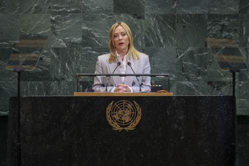 Κριτική Μελόνι σε Ρωσία και Ισραήλ κατά την ομιλία της στη ΓΣ ΟΗΕ