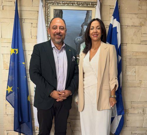 Για θέματα συνεργασίας συζήτησαν Δήμαρχος Παραλιμνίου-νέα Πολιτικός Διοικητής ΒΒ