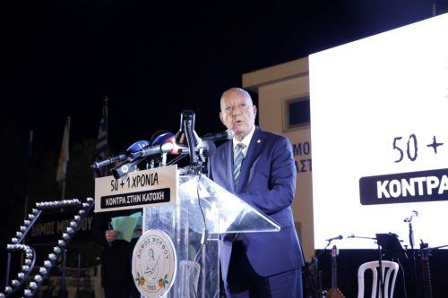 Θα συνεχίσουμε να κρατούμε ζωντανή τη φλόγα της επιστροφής, είπε ο Δήμαρχος Μόρφου στην Αντικατοχική Πορεία