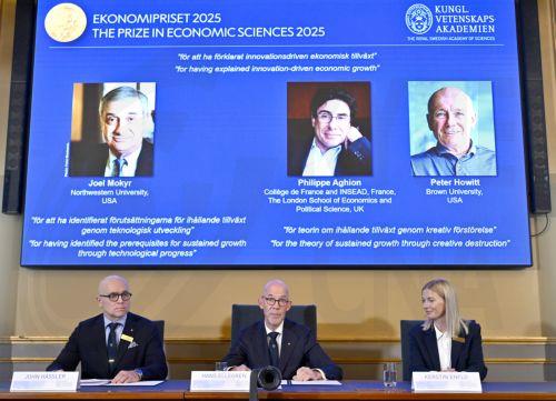 Οι Μοκίρ, Αγκιόν και Χόβιτ τιμήθηκαν με το βραβείο Νόμπελ Οικονομίας