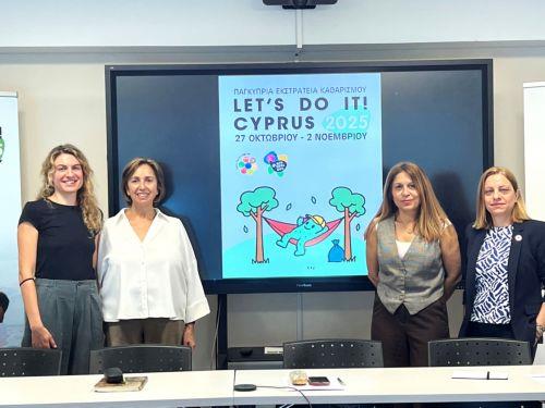 Στις 27 Οκτωβρίου ξεκινά η εβδομάδα Καθαρισμού της Εκστρατείας Let’s Do It! Cyprus 2025