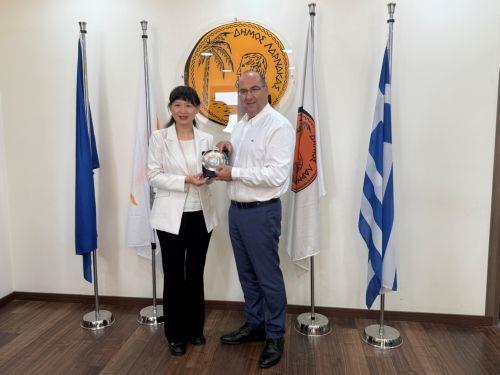 Διερεύνηση συνεργασίας συζήτησαν Δήμαρχος Λάρνακας - αντιπροσωπεία Γιτσάγκ Κίνας