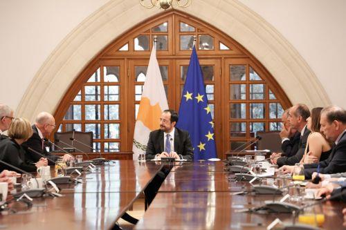 CJEU President refers to Cyprus occupation and geographical position at meeting with President [VIDEO]