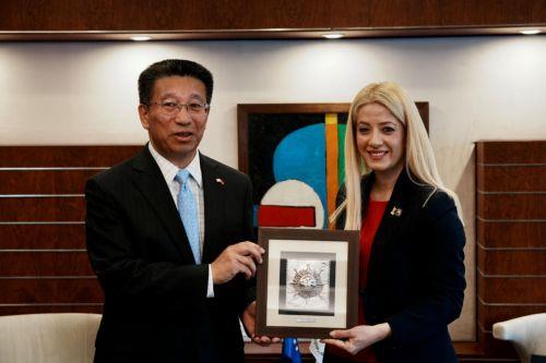 Ηοuse President praises contribution of outgoing Chinese Ambassador to enhanement of bilateral relations