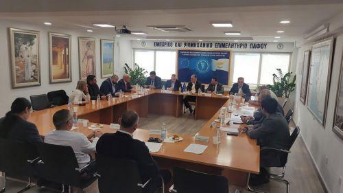 Ζητήματα ΤΑ και οικονομίας στο επίκεντρο συνάντησης με Πρόεδρο ΔΗΚΟ, λέει το ΕΒΕ Πάφου