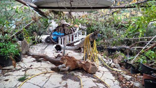 Ζημιές στην Τάλα από ανεμοστρόβιλο