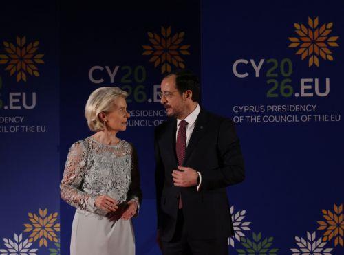 Von der Leyen: Cyprus reunification priority, EU principles extend to Greenland