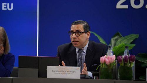 Cyprus FM says he is in touch with US - EU counterparts on international developments [VIDEO]