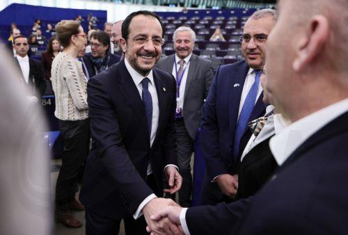 Η ευρωπαϊκή ολοκλήρωση περνά μέσα από τον τερματισμό της κατοχής της Κύπρου, τόνισε ο ΠτΔ στο ΕΚ