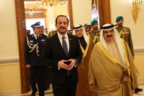 President highlights importance of EU-Gulf and Cyprus-Bahrain ties in Manama
