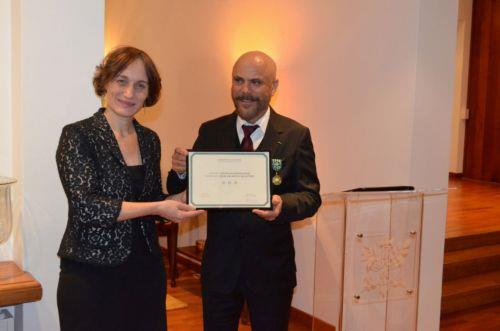 Professor Sophocleous honoured with rank of Officer of the Order of Arts and Letters of France